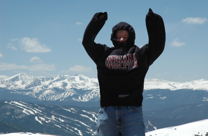 Connie in Loveland Pass