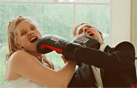 couple boxing
