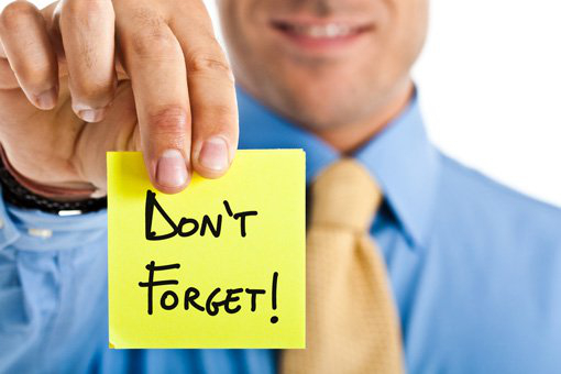 don't forget