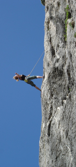 trusting in the rope