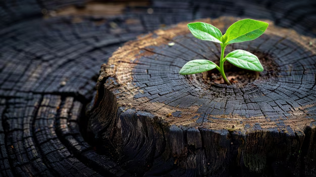 life on a dead stump