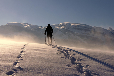 mountain snow climbing