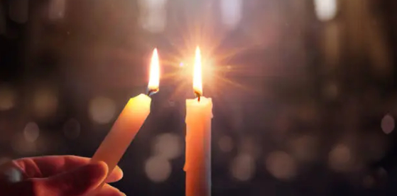 sharing a candle