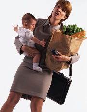 overwhelmed mom