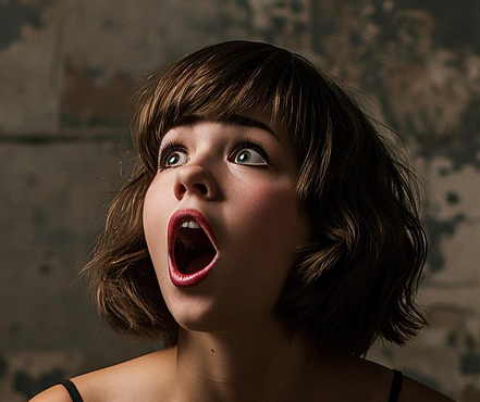 wowed face
