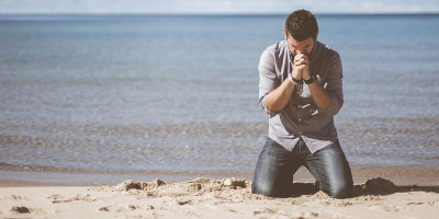 Man praying