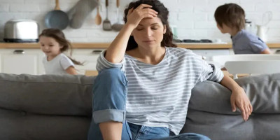 stressed mom