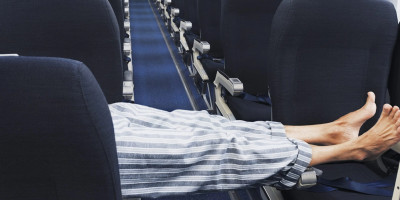 pjs on a plane
