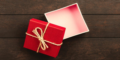 empty gift box