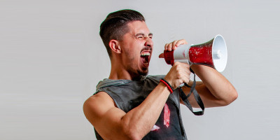 megaphone guy