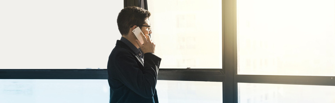 Man on cellphone