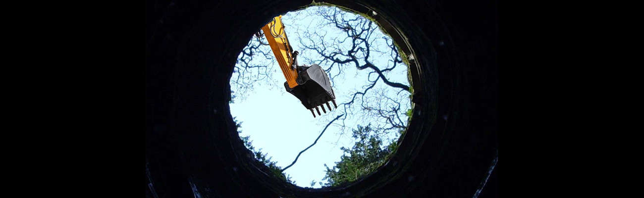 digging a hole