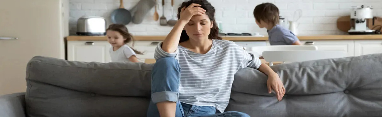 stressed mom