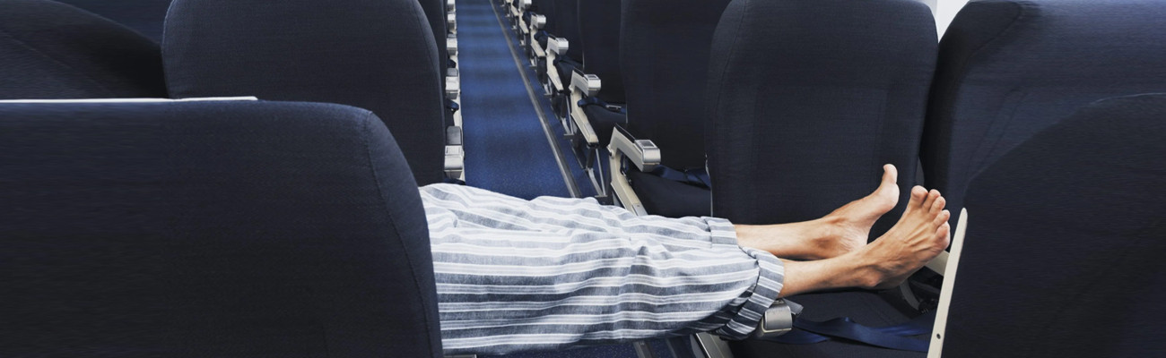 pjs on a plane
