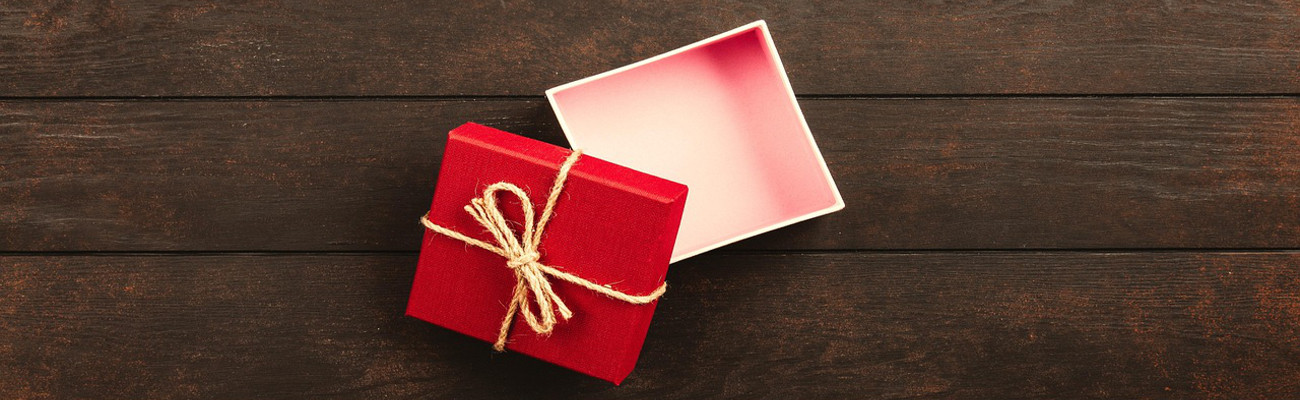 empty gift box