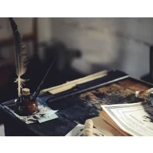 scroll and ink
