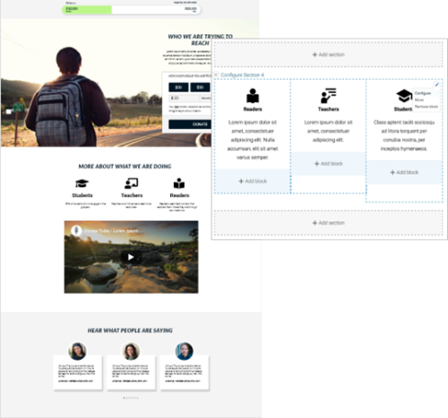 donor page