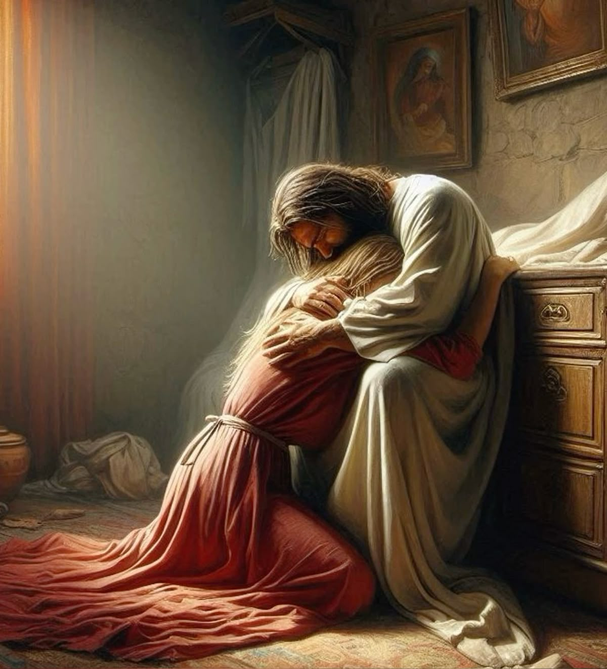 crying on Jesus