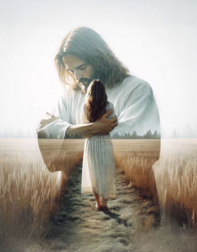 Jesus holding me