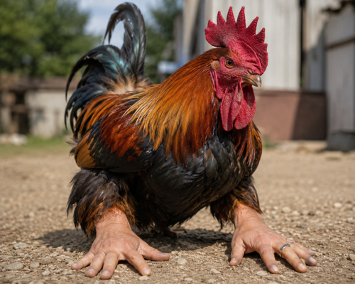 chicken with fingers
